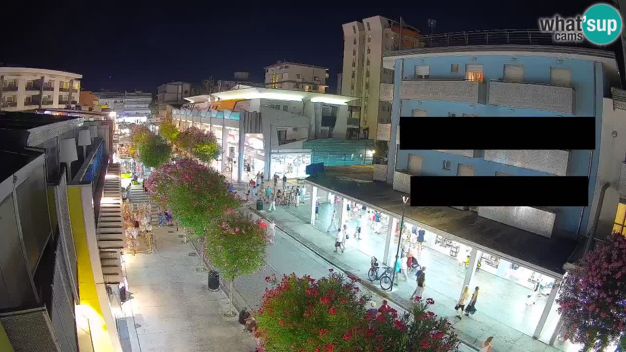 Webcam Promenade de Bibione – Viale delle Costellazioni en direct