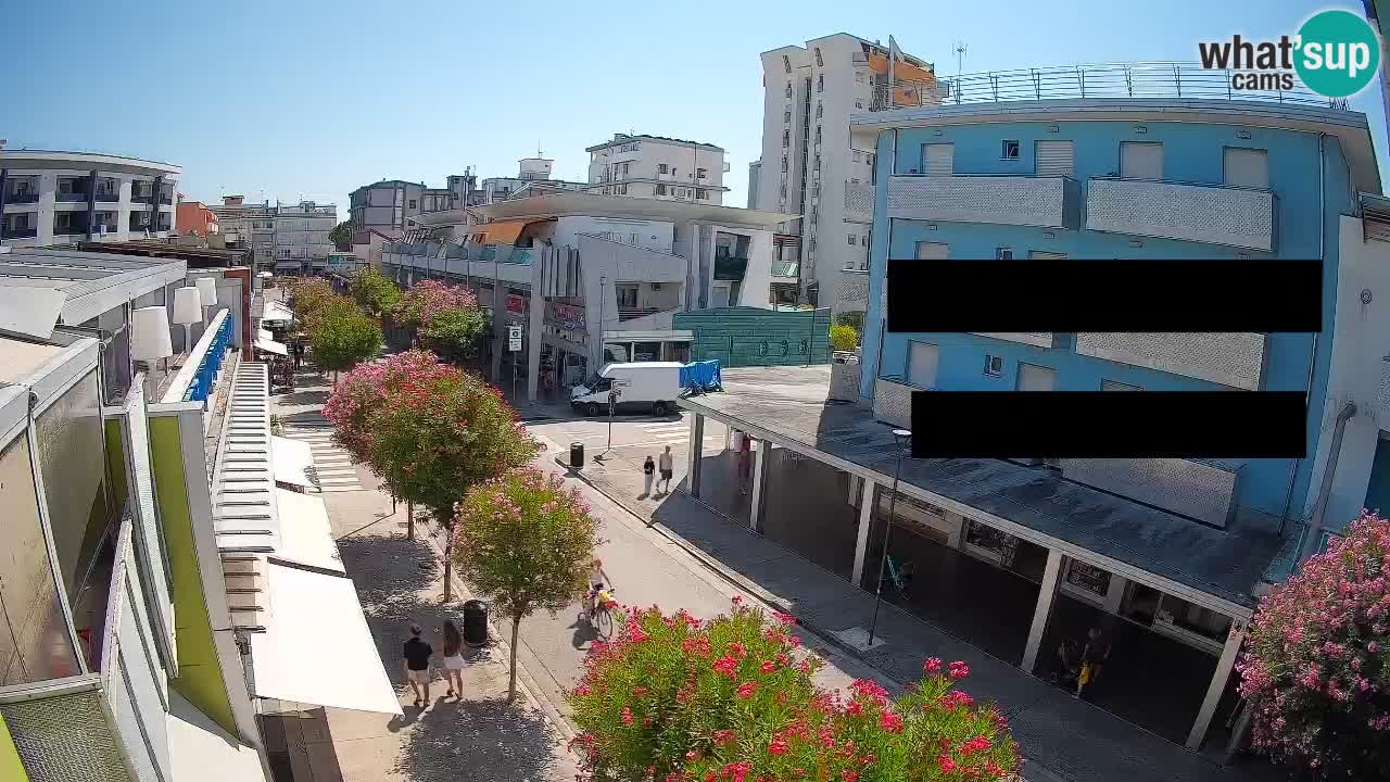 Web kamera Bibione Šetnica – Viale delle Costellazioni uživo
