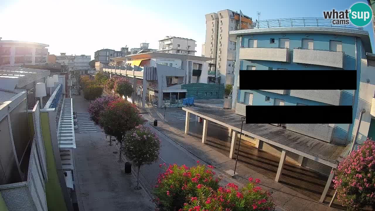 Webcam Promenade de Bibione – Viale delle Costellazioni en direct