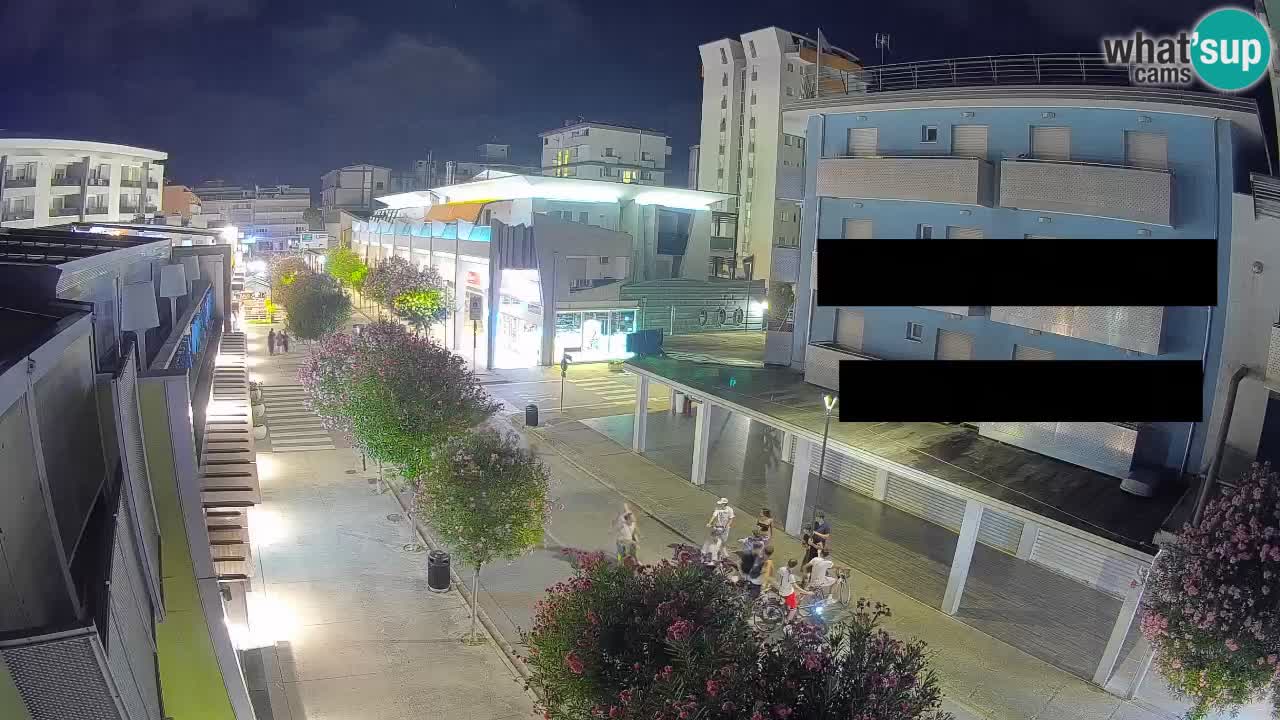 Webcam Paseo de Bibione – Viale delle Costellazioni en directo