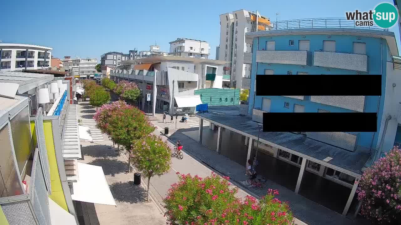 Web kamera Bibione Šetnica – Viale delle Costellazioni uživo