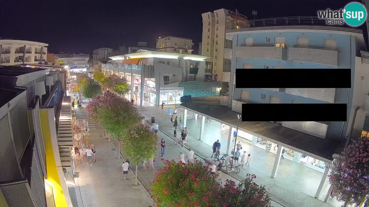 Webcam Paseo de Bibione – Viale delle Costellazioni en directo
