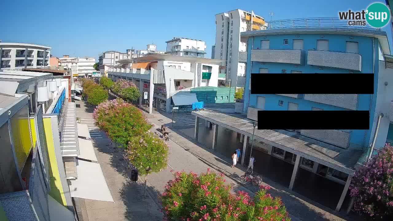 Webcam Promenade de Bibione – Viale delle Costellazioni en direct