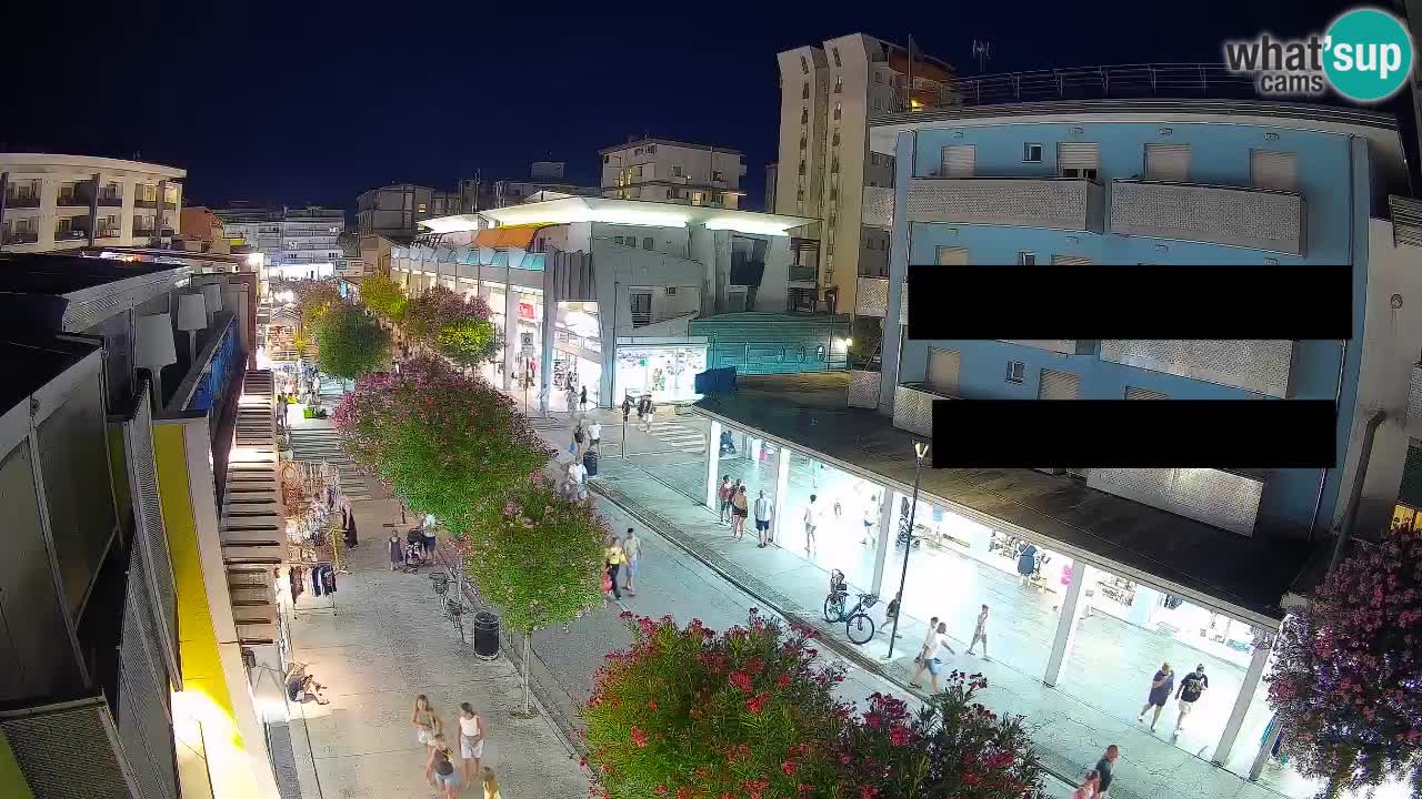 Web kamera Bibione Šetnica – Viale delle Costellazioni uživo