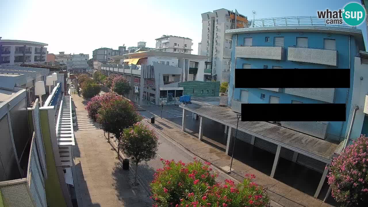 Webcam Paseo de Bibione – Viale delle Costellazioni en directo