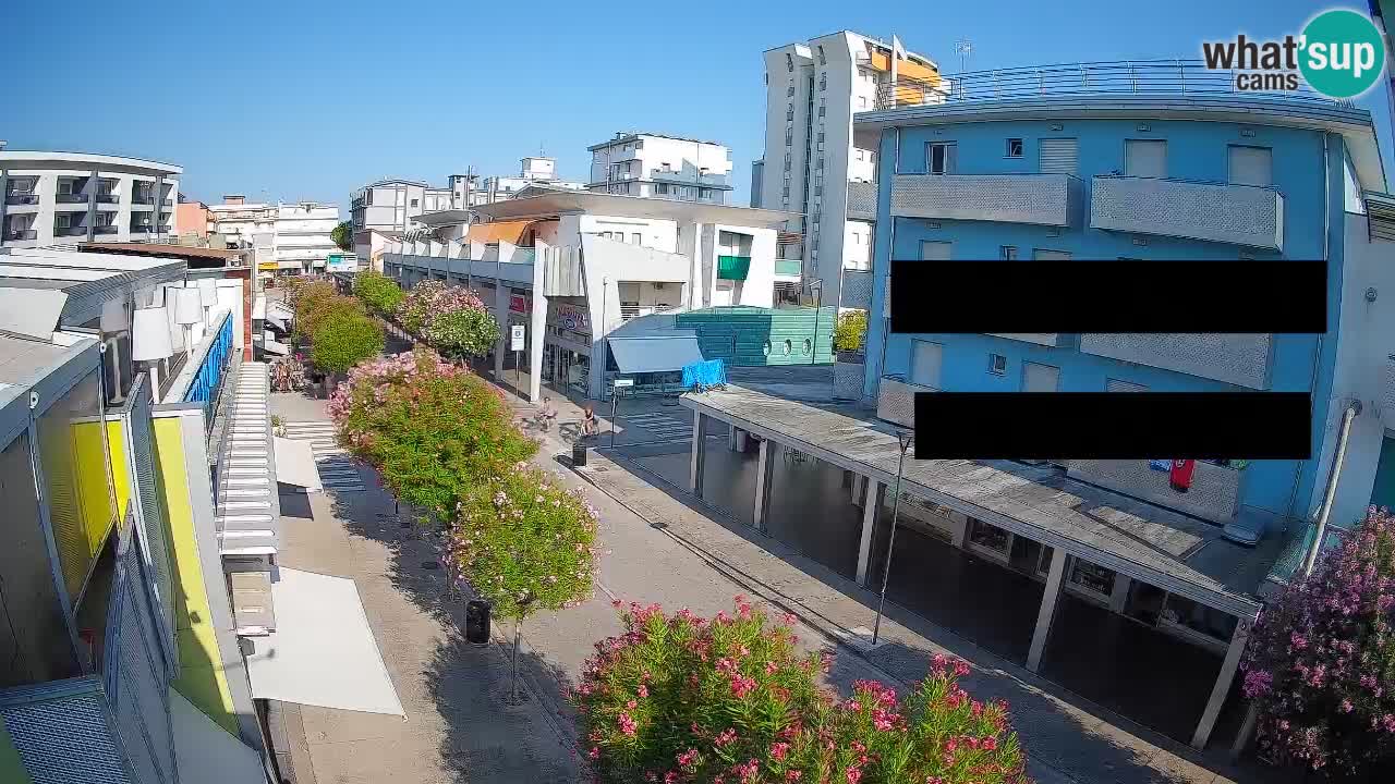 Spletna kamera Bibione Peš cona – Viale delle Costellazioni v živo