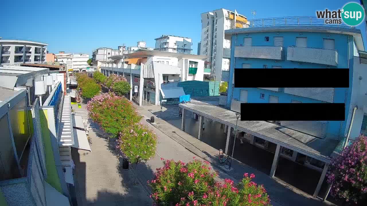 Webcam Promenade de Bibione – Viale delle Costellazioni en direct