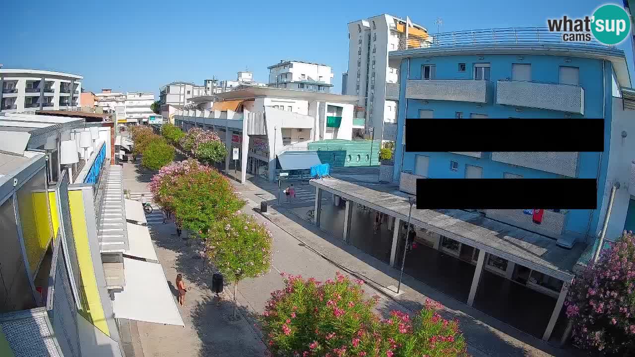 Webcam Promenade de Bibione – Viale delle Costellazioni en direct