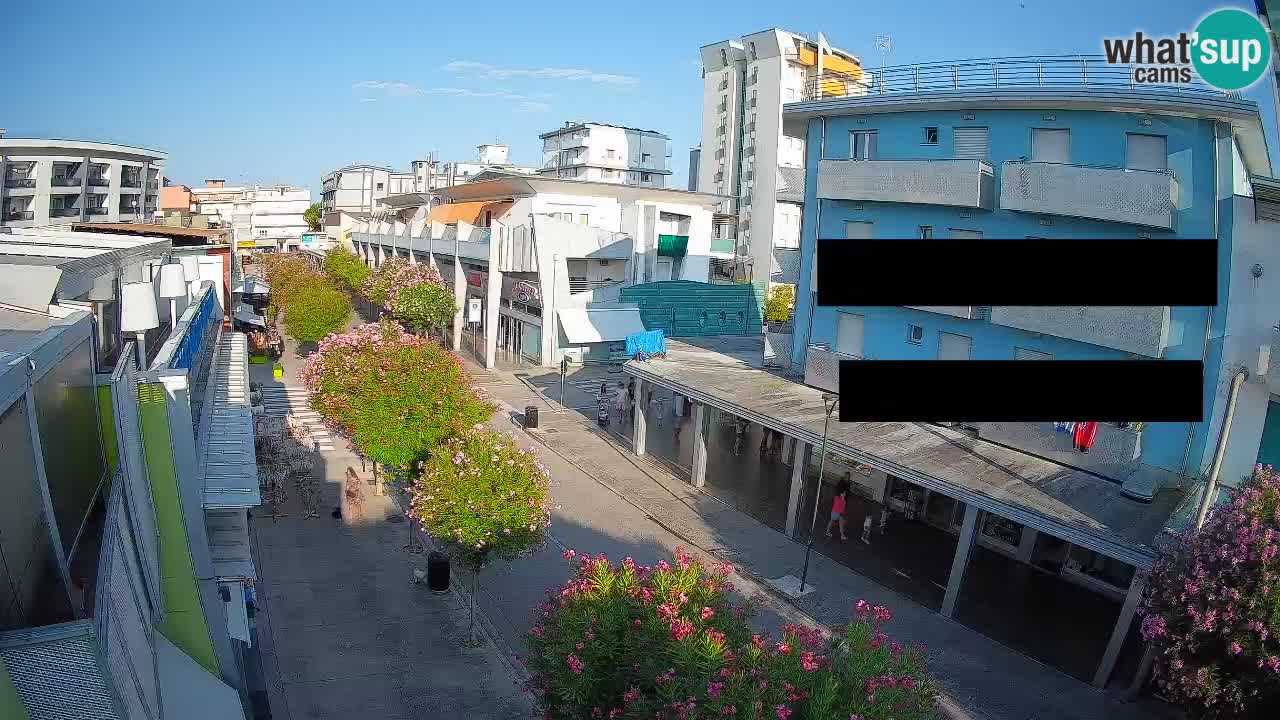 Webcam Passeggiata Bibione – Viale delle Costellazioni in Diretta