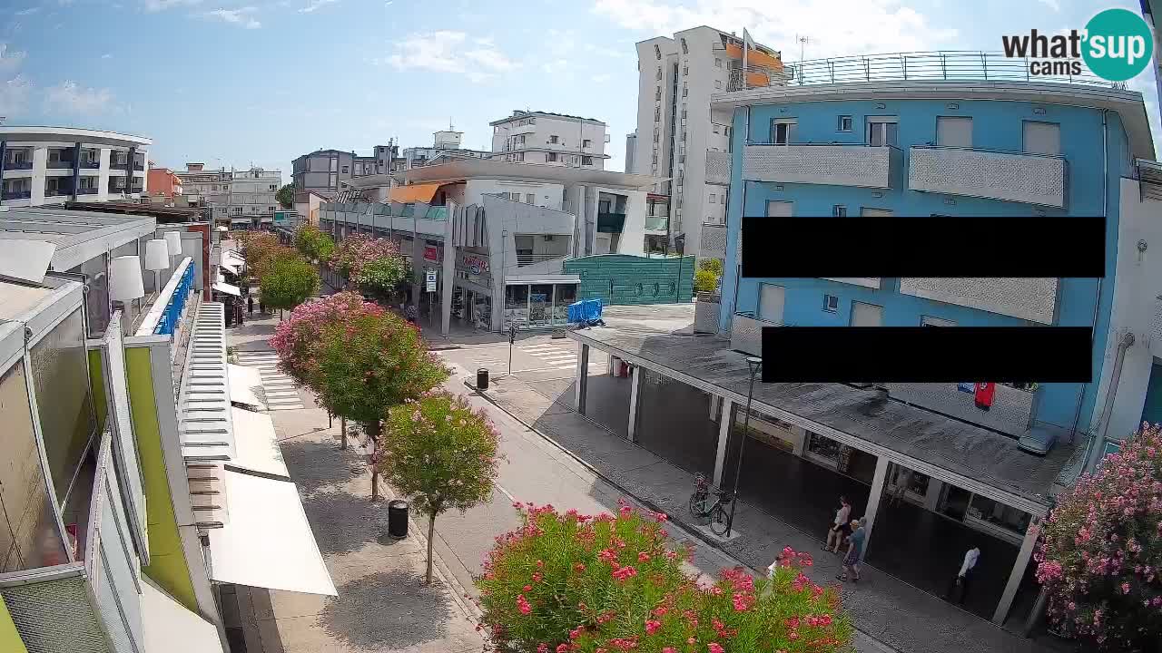 Webcam Passeggiata Bibione – Viale delle Costellazioni in Diretta