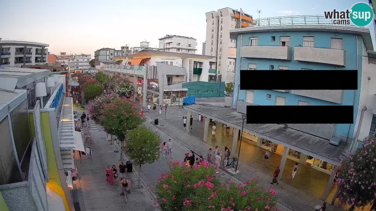 Webcam Passeggiata Bibione – Viale delle Costellazioni in Diretta