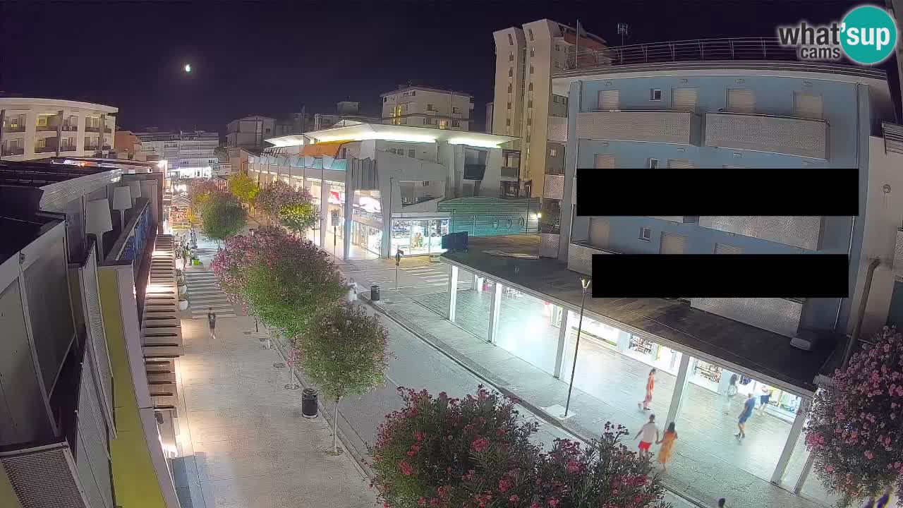 Web kamera Bibione Šetnica – Viale delle Costellazioni uživo