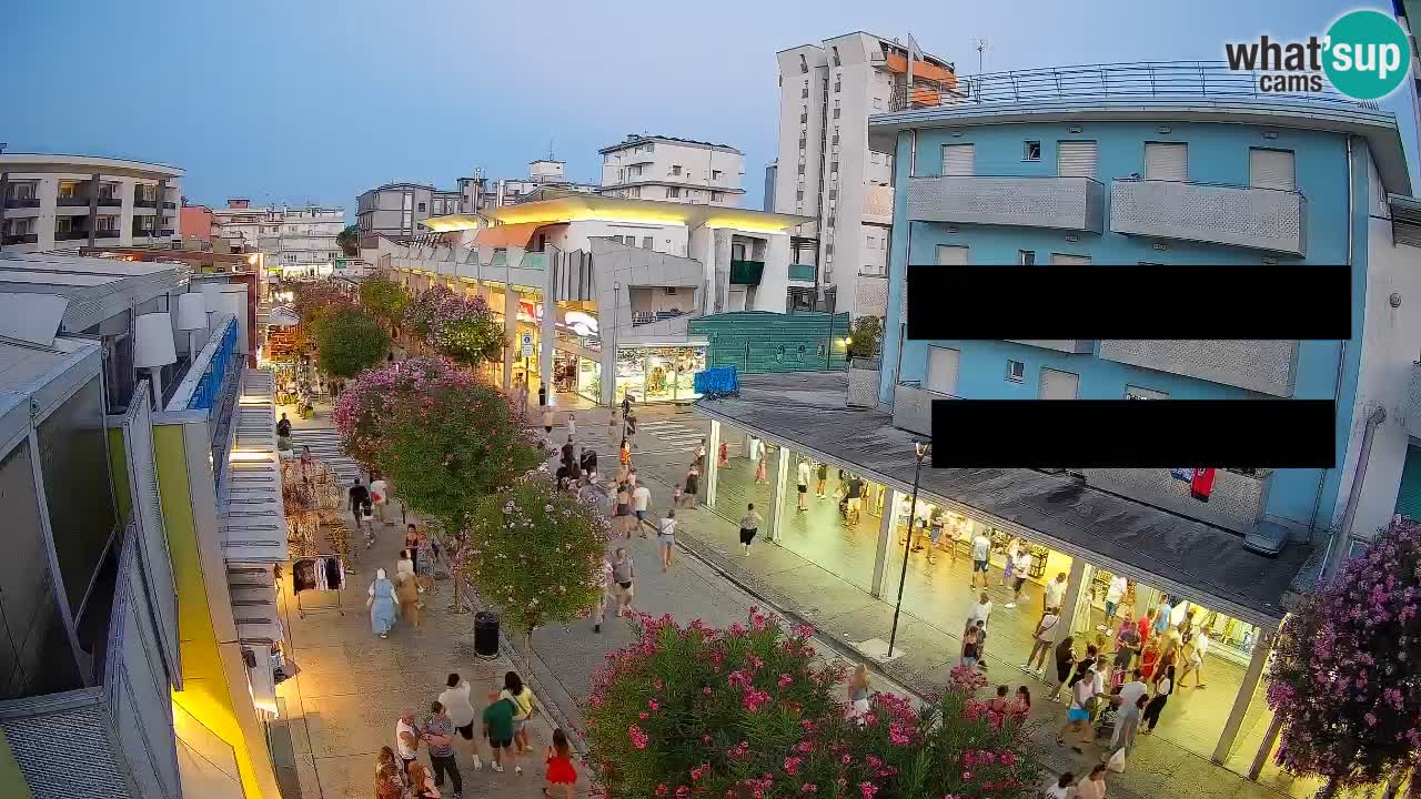 Web kamera Bibione Šetnica – Viale delle Costellazioni uživo