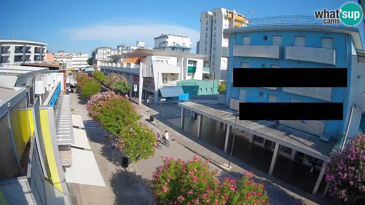 Web kamera Bibione Šetnica – Viale delle Costellazioni uživo