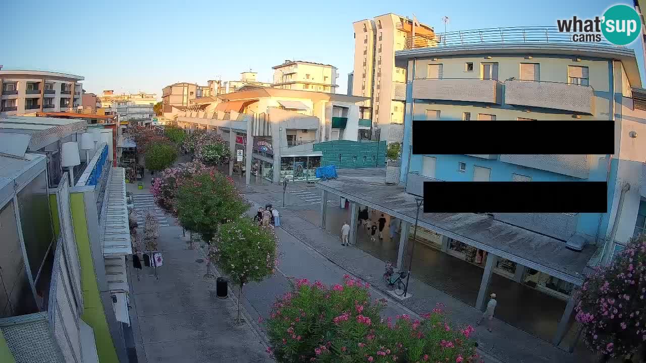 Spletna kamera Bibione Peš cona – Viale delle Costellazioni v živo