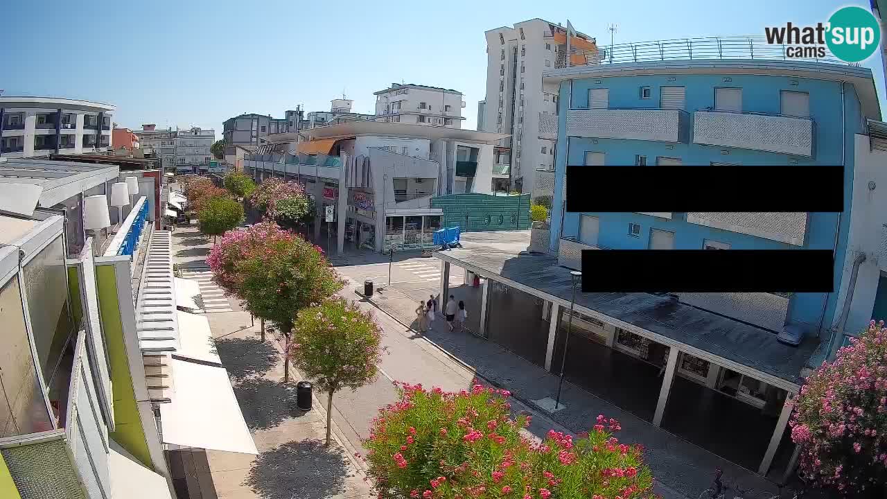 Webcam Promenade de Bibione – Viale delle Costellazioni en direct