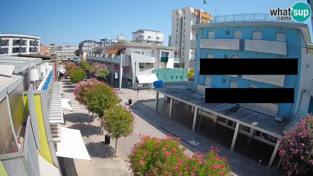 Web kamera Bibione Šetnica – Viale delle Costellazioni uživo