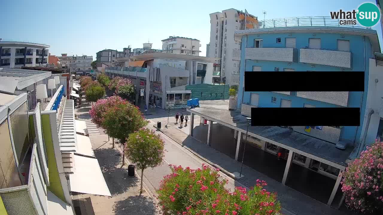 Webcam Paseo de Bibione – Viale delle Costellazioni en directo