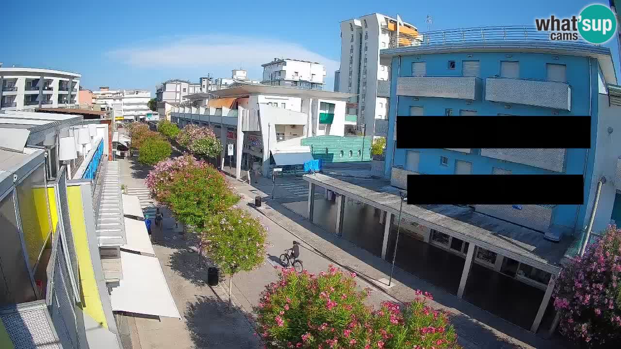 Webcam Passeggiata Bibione – Viale delle Costellazioni in Diretta