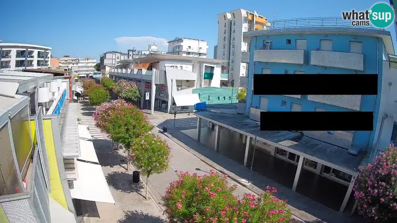 Web kamera Bibione Šetnica – Viale delle Costellazioni uživo