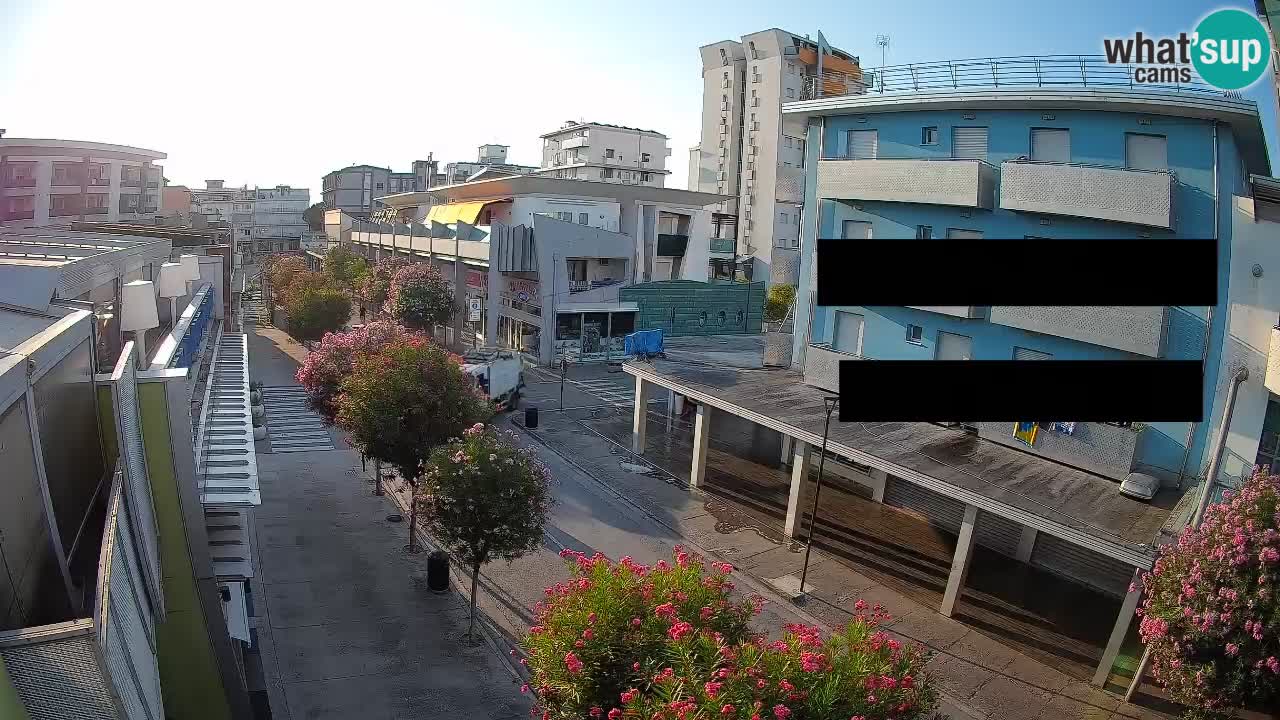 Webcam Passeggiata Bibione – Viale delle Costellazioni in Diretta