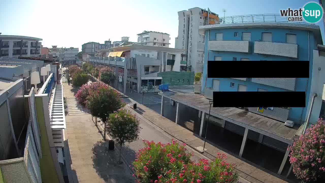 Webcam Passeggiata Bibione – Viale delle Costellazioni in Diretta