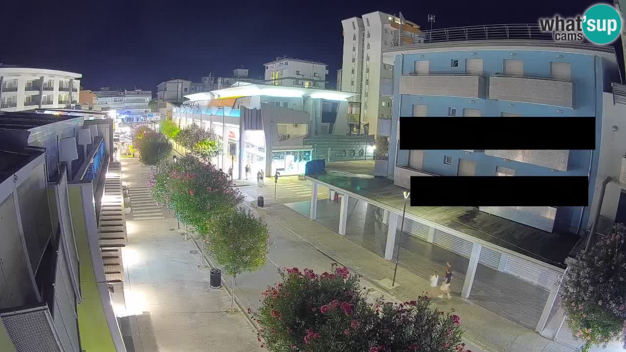 Webcam Promenade de Bibione – Viale delle Costellazioni en direct