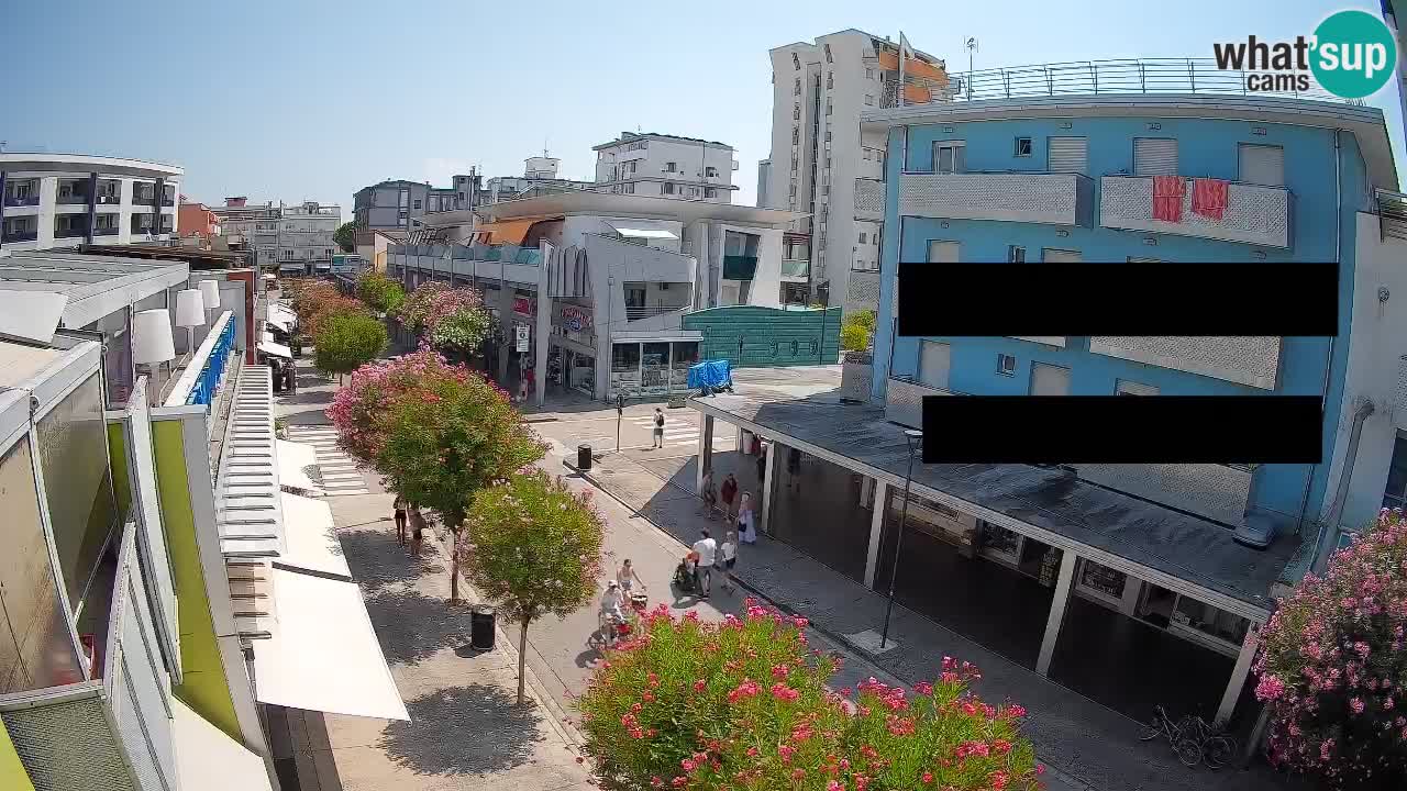 Webcam Passeggiata Bibione – Viale delle Costellazioni in Diretta