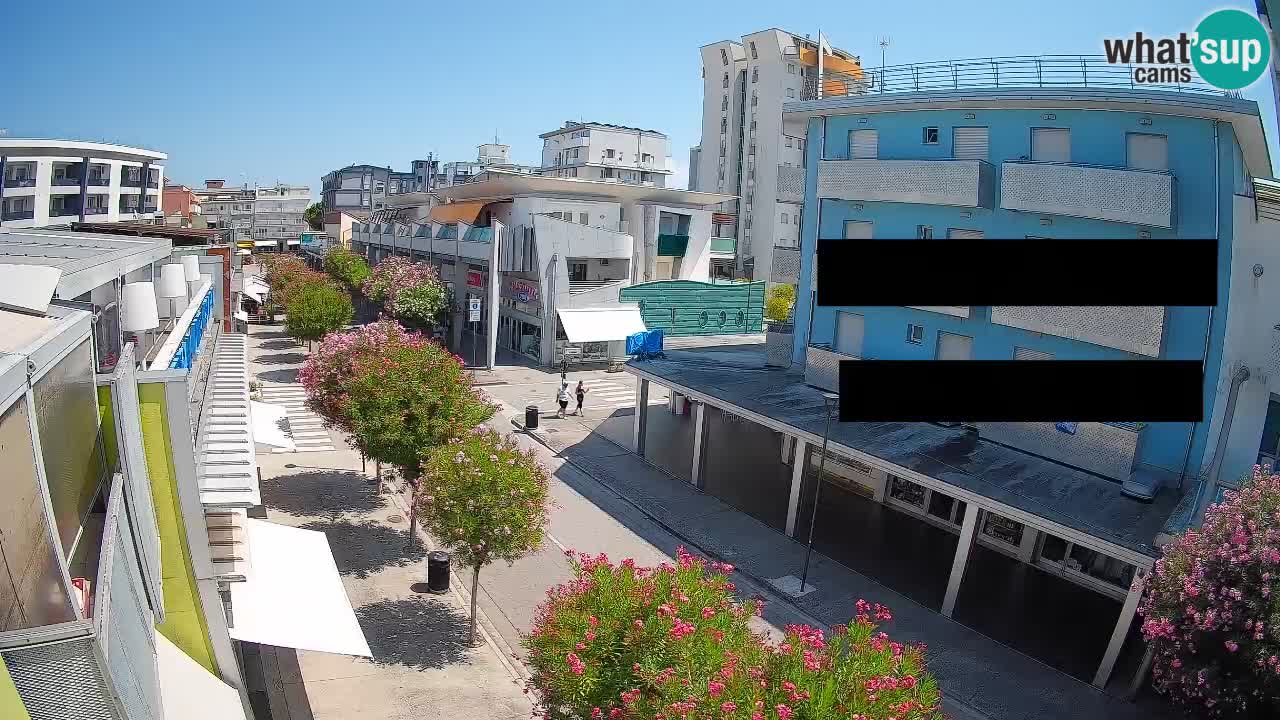 Web kamera Bibione Šetnica – Viale delle Costellazioni uživo