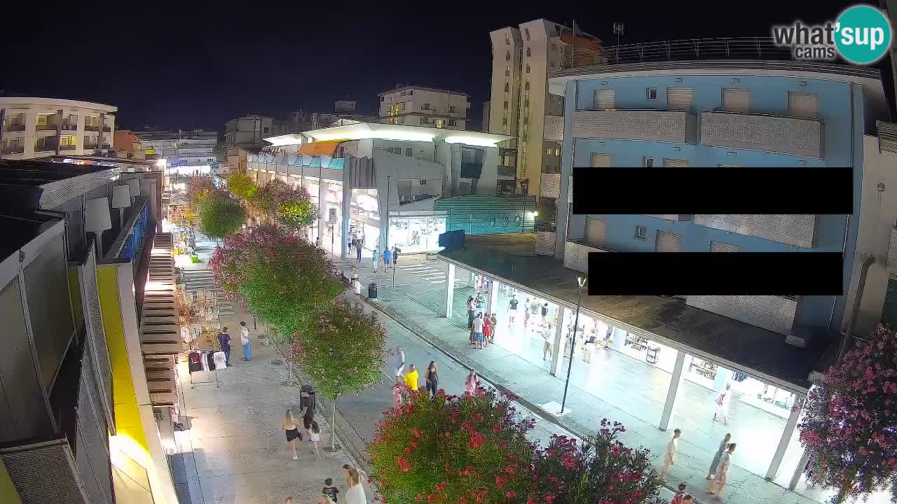 Webcam Paseo de Bibione – Viale delle Costellazioni en directo