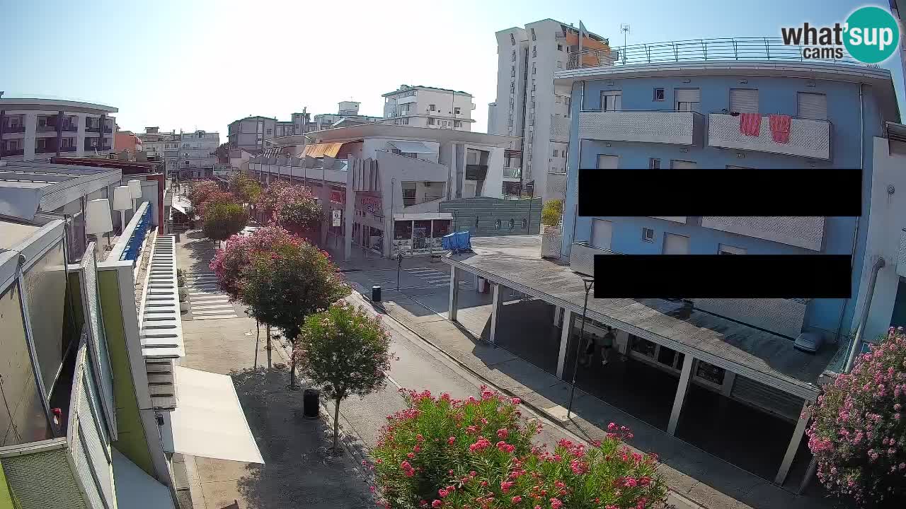 Webcam Passeggiata Bibione – Viale delle Costellazioni in Diretta
