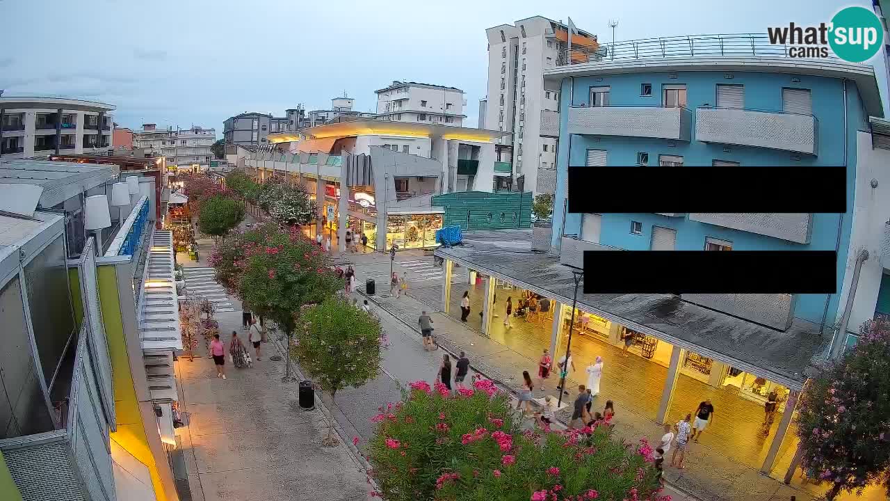 Webcam Passeggiata Bibione – Viale delle Costellazioni in Diretta