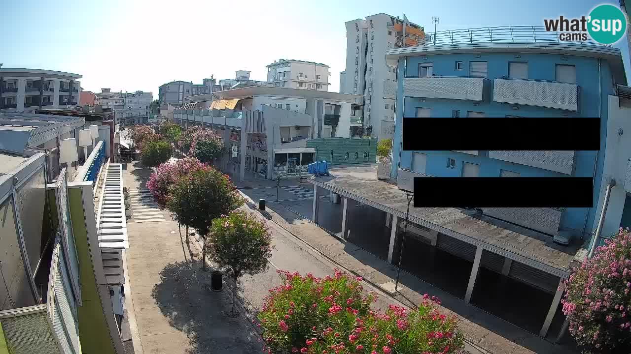 Webcam Passeggiata Bibione – Viale delle Costellazioni in Diretta