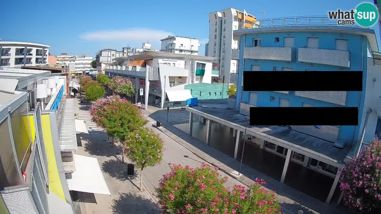 Webcam Passeggiata Bibione – Viale delle Costellazioni in Diretta