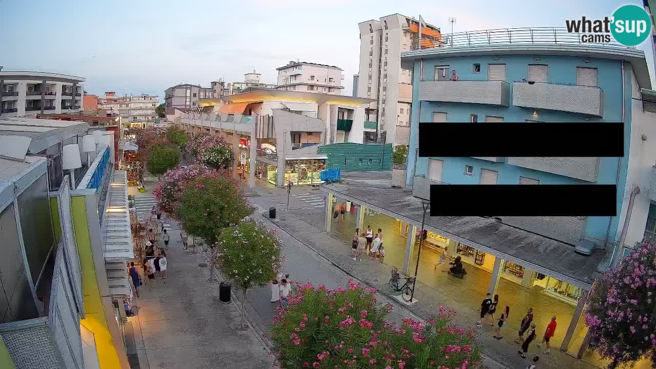 Webcam Passeggiata Bibione – Viale delle Costellazioni in Diretta