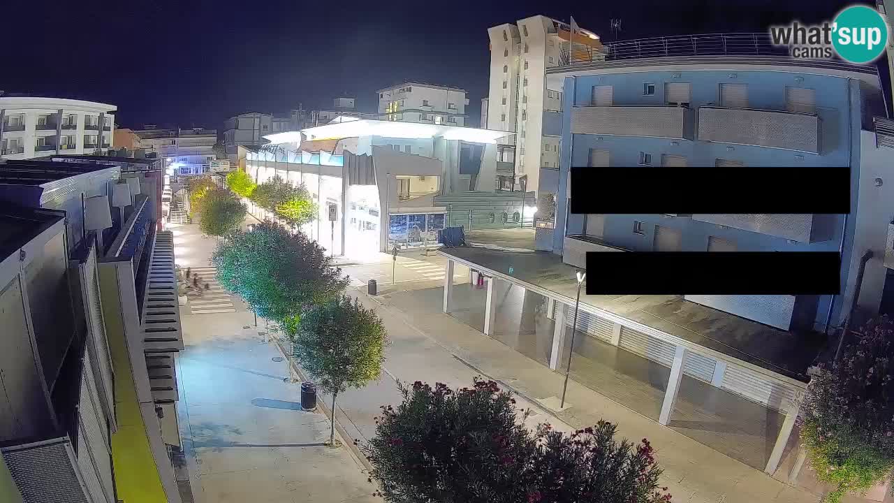 Webcam Paseo de Bibione – Viale delle Costellazioni en directo
