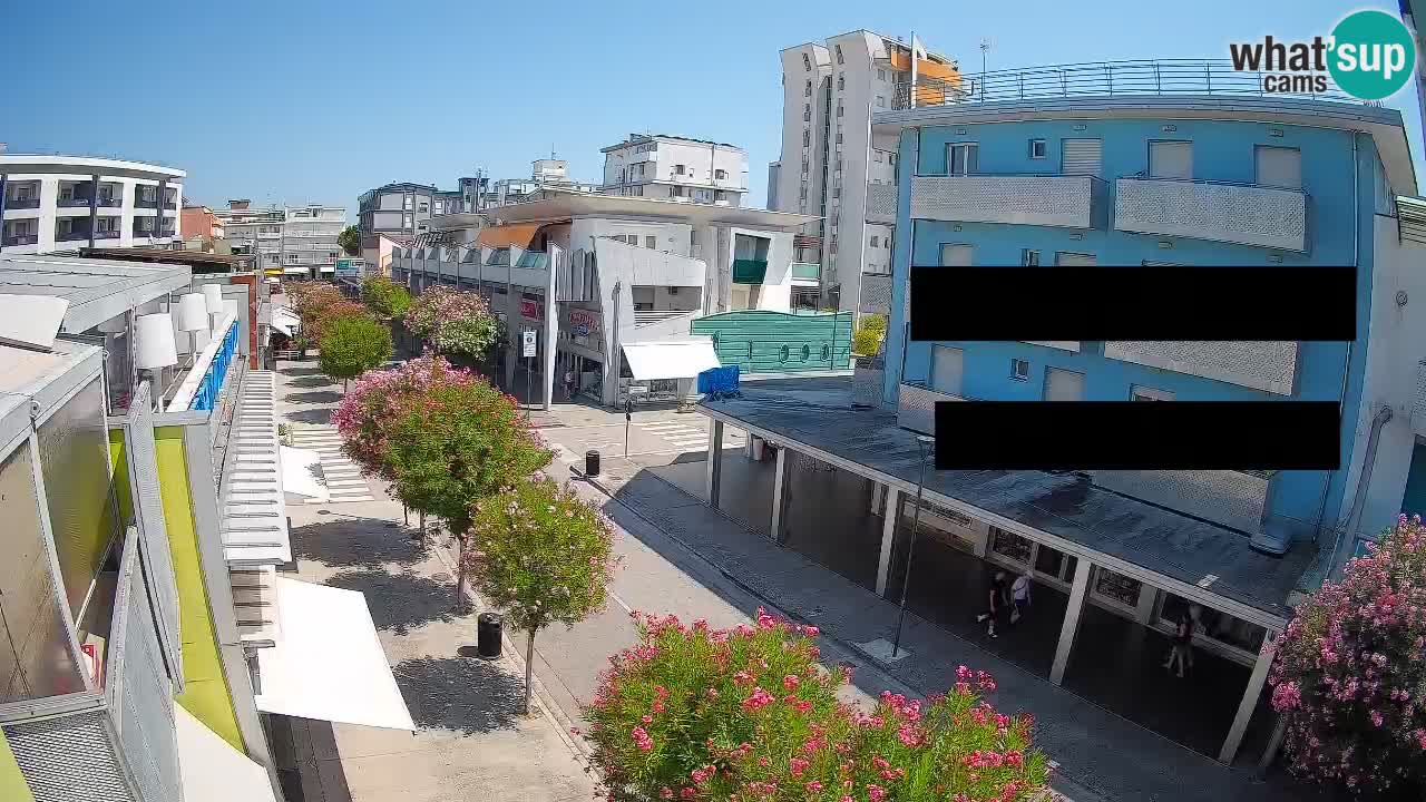 Webcam Passeggiata Bibione – Viale delle Costellazioni in Diretta