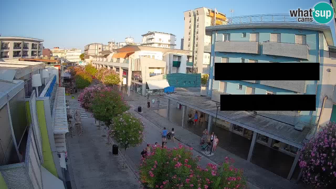 Webcam Promenade de Bibione – Viale delle Costellazioni en direct