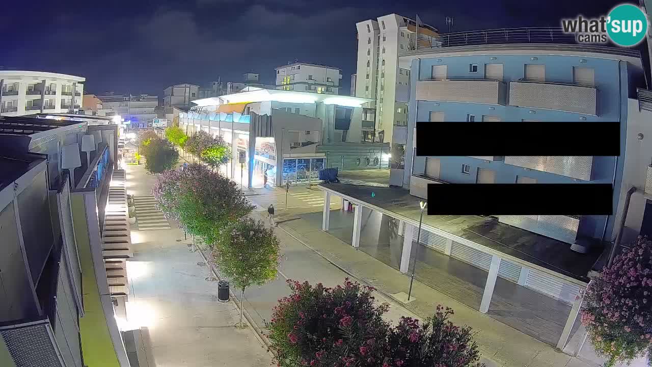 Webcam Paseo de Bibione – Viale delle Costellazioni en directo
