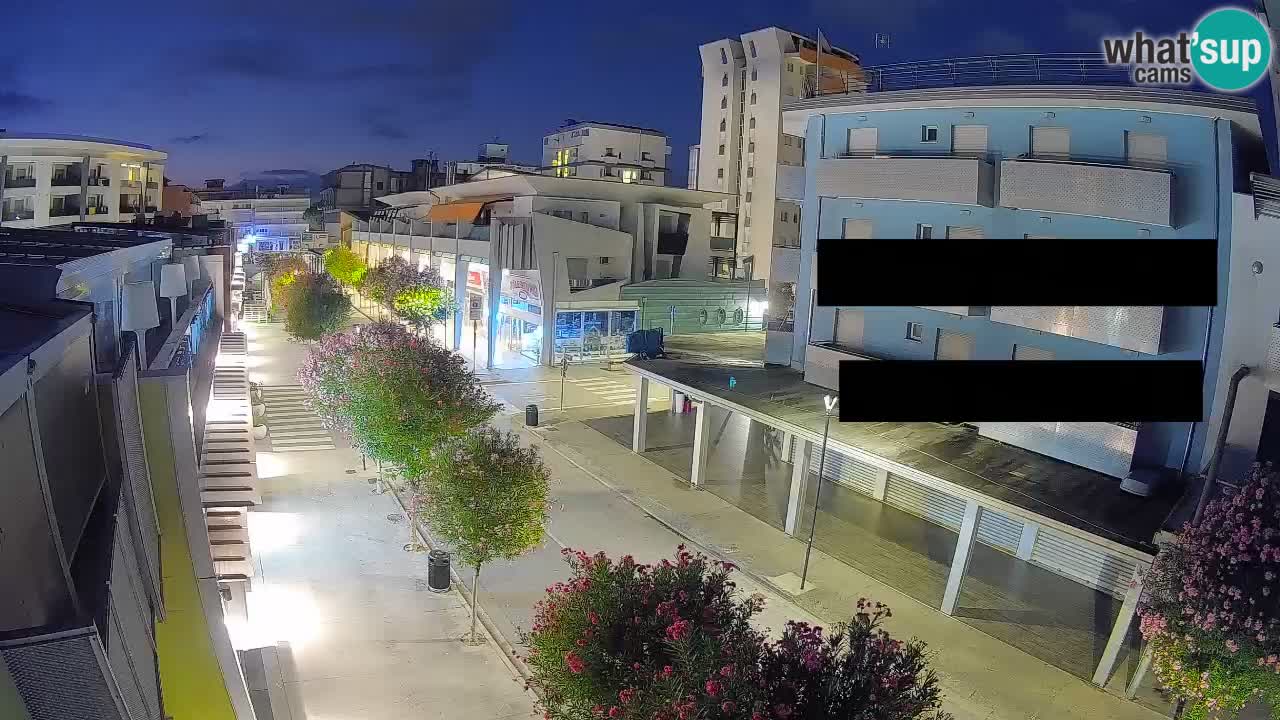 Webcam Promenade de Bibione – Viale delle Costellazioni en direct