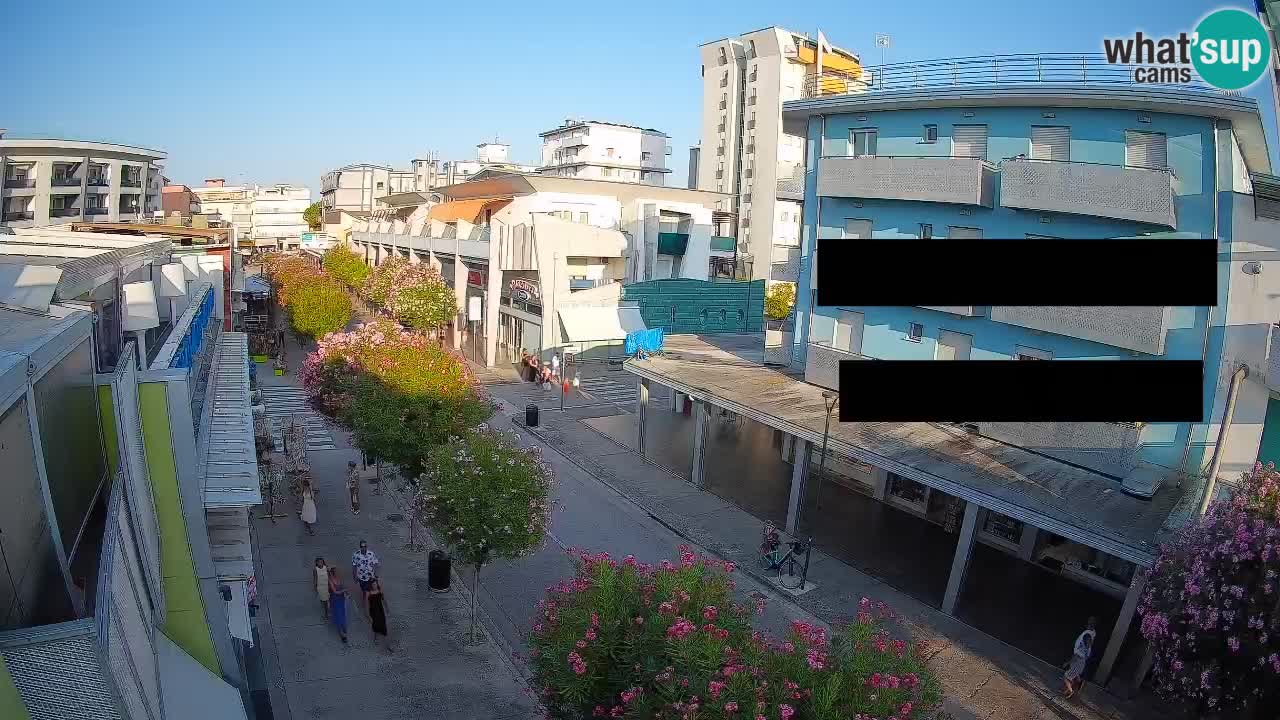 Webcam Passeggiata Bibione – Viale delle Costellazioni in Diretta
