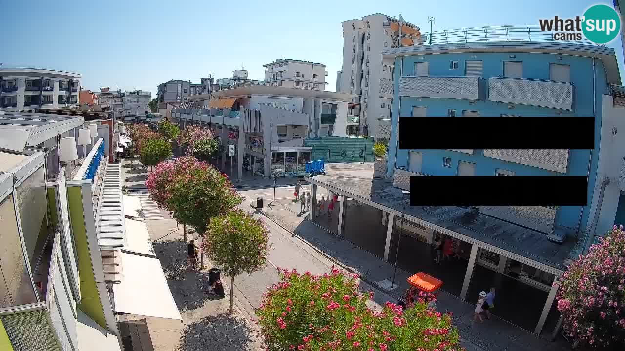 Webcam Passeggiata Bibione – Viale delle Costellazioni in Diretta
