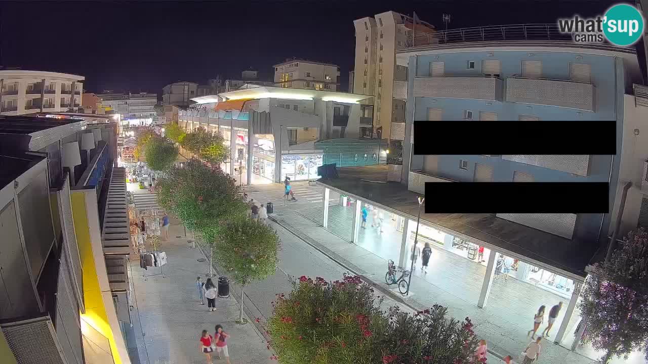 Webcam Promenade de Bibione – Viale delle Costellazioni en direct