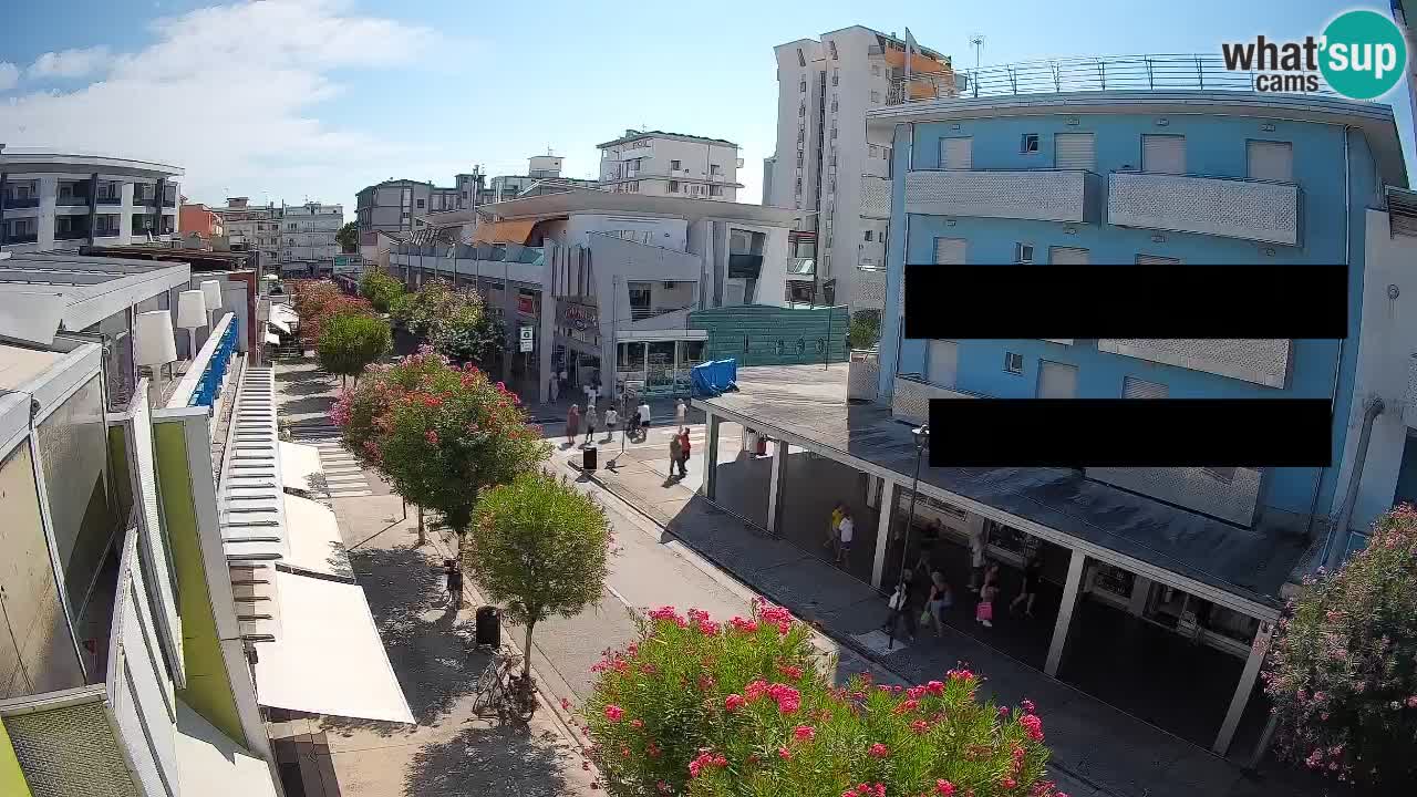 Web kamera Bibione Šetnica – Viale delle Costellazioni uživo