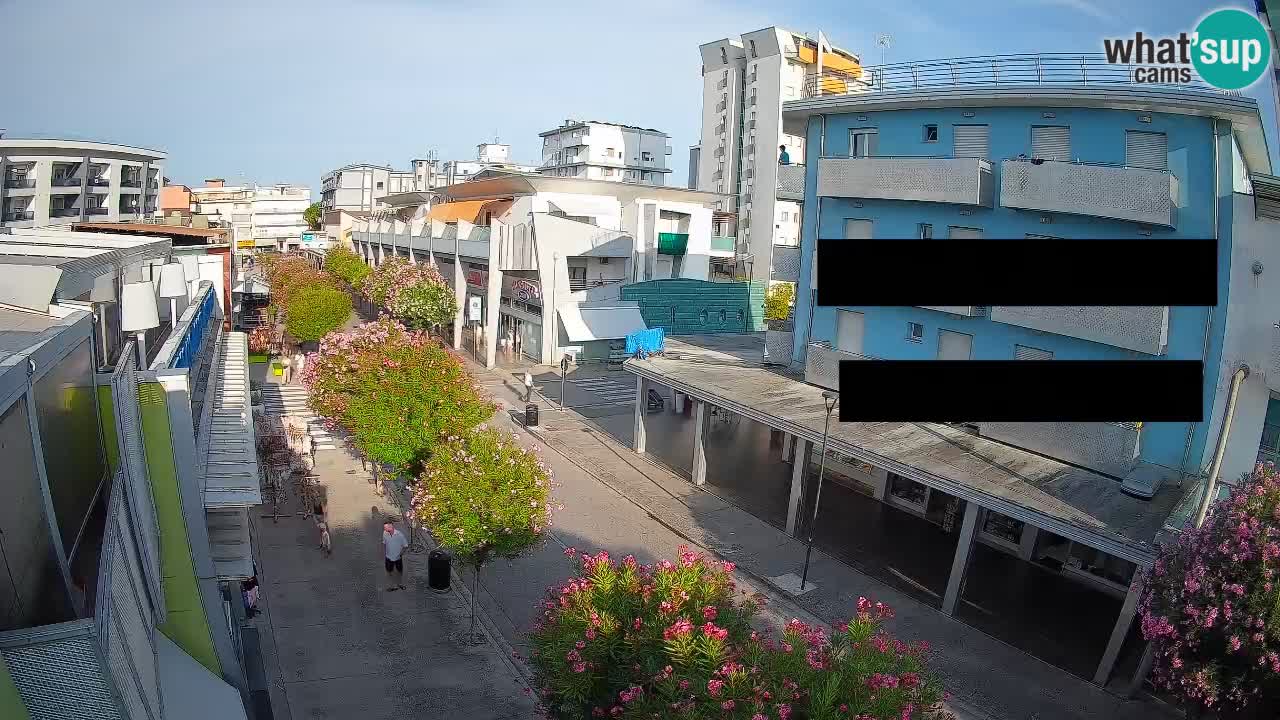 Webcam Promenade de Bibione – Viale delle Costellazioni en direct