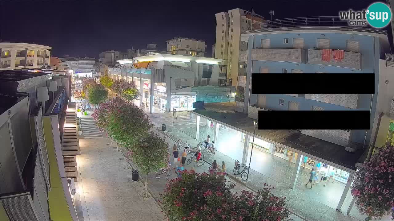 Webcam Promenade de Bibione – Viale delle Costellazioni en direct
