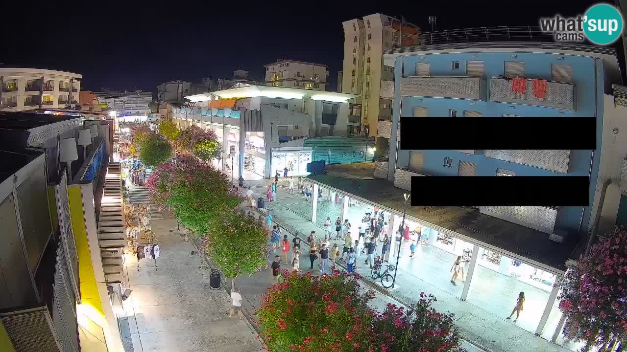 Webcam Promenade de Bibione – Viale delle Costellazioni en direct