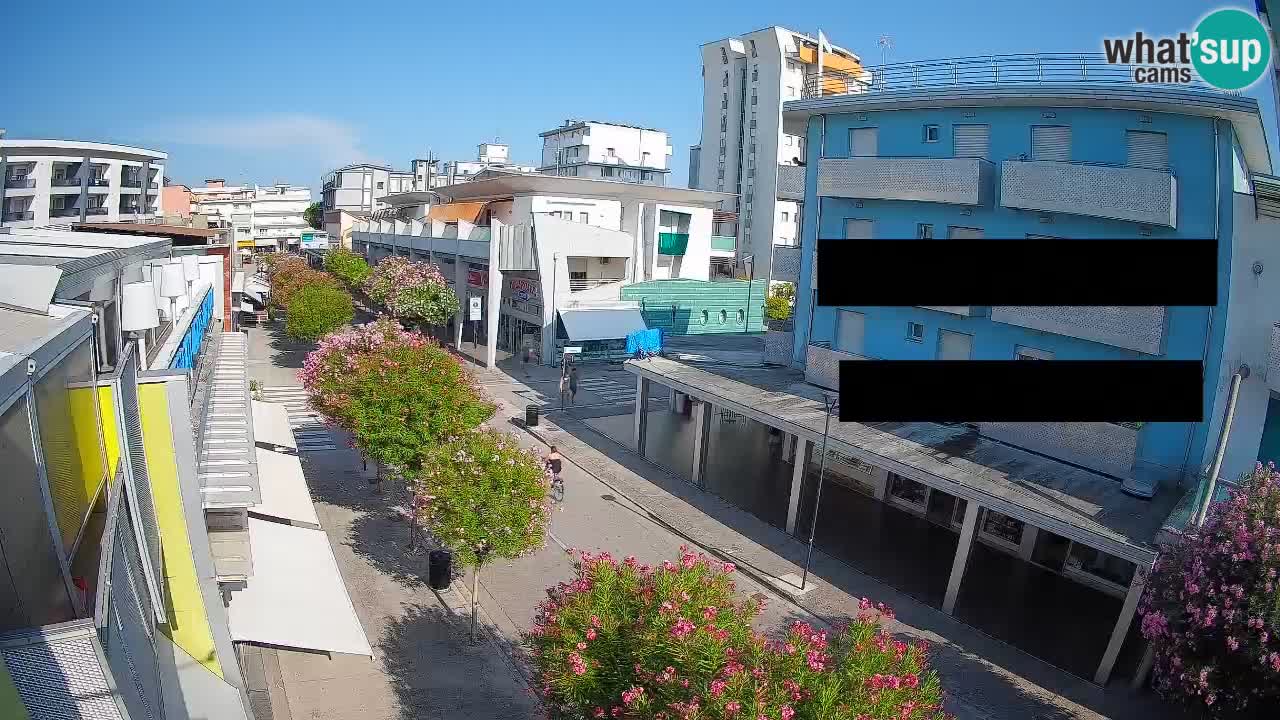 Webcam Promenade de Bibione – Viale delle Costellazioni en direct