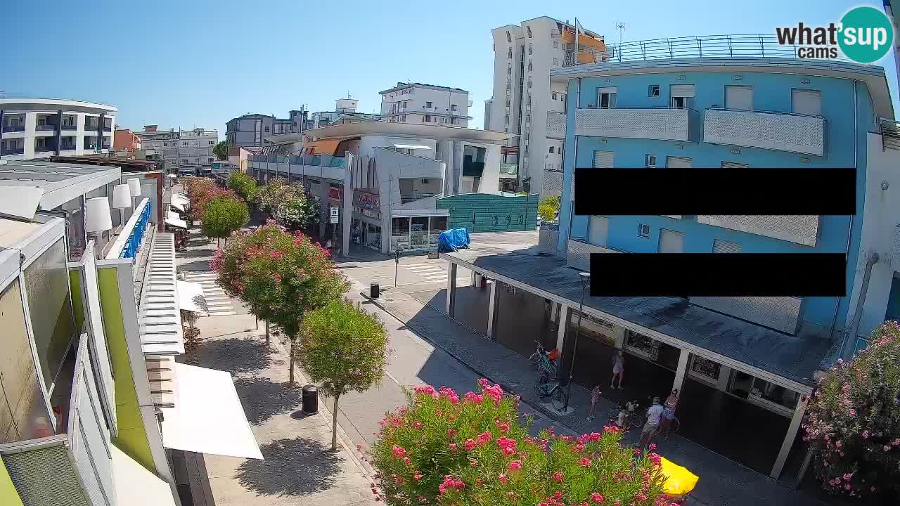 Webcam Paseo de Bibione – Viale delle Costellazioni en directo