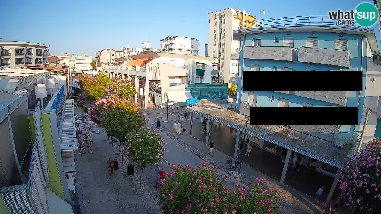 Web kamera Bibione Šetnica – Viale delle Costellazioni uživo
